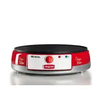 Ariete 0202/00 crepera 1 crep(s) 1000 W Rojo, Plata, Blanco