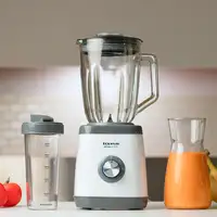 Taurus OPTIMA GO 1500 Batidora de vaso 1500 W Negro, Blanco