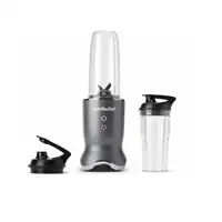 NutriBullet NB1206DGCC licuadora 0,9 L Batidora de vaso 1200 W Negro, Transparente