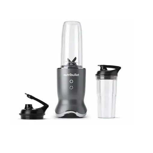 NutriBullet NB1206DGCC licuadora 0,9 L Batidora de vaso 1200 W Negro, Transparente