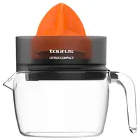 Taurus CITRUS COMPACT Exprimidor eléctrico con brazo 30 W Negro, Naranja, Transpar