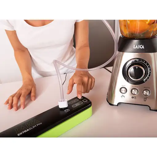 Laica VT3104 sellador al vacío 600 mbar Negro, Verde