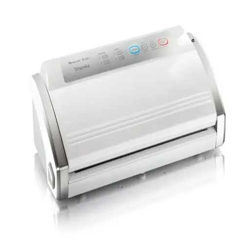 Magic Vac Dinamika sellador al vacío 800 mbar Plata, Blanco