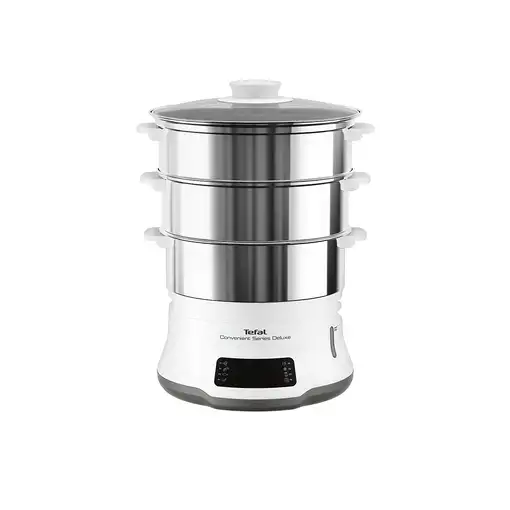 Tefal Convenient Series Deluxe VC502D vaporizador 3 cesta(s) Encimera 900 W Acero