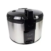 Cuckoo SR-4600 arrocera 4,6 L Negro, Acero inoxidable