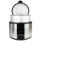Cuckoo SR-4600 arrocera 4,6 L Negro, Acero inoxidable