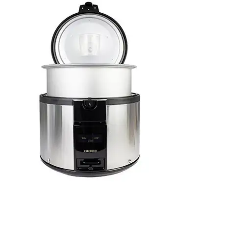 Cuckoo SR-4600 arrocera 4,6 L Negro, Acero inoxidable
