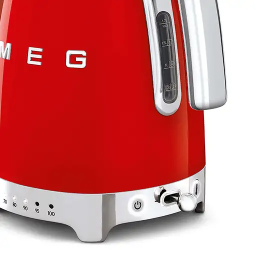 Smeg KLF04RDEU tetera eléctrica 1,7 L 2400 W Rojo