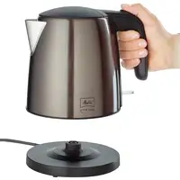 Melitta 1018-06 tetera eléctrica 1 L 2200 W Metálico, Gris