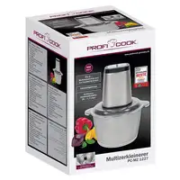 Clatronic PC-MZ 1227 picadora eléctrica de alimentos 1,7 L 500 W Acero inoxidable