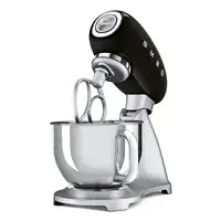 Smeg SMF02BLEU batidora Batidora de varillas 800 W Negro, Plata