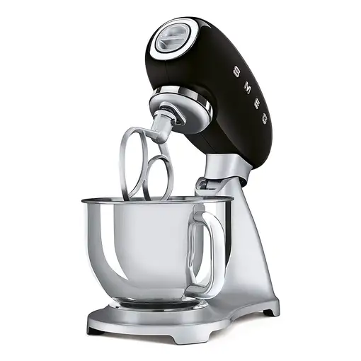 Smeg SMF02BLEU batidora Batidora de varillas 800 W Negro, Plata