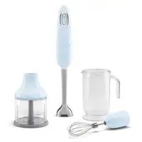 Smeg HBF03PBEU licuadora Batidora de inmersión 700 W Azul claro, Acero inoxidable