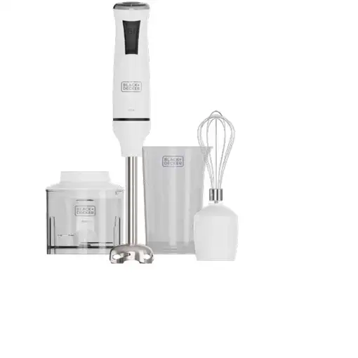 Black & Decker BXHBA750E Batidora de inmersión 750 W Blanco
