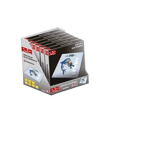 JATA Mod. 295K Rectángulo Azul Báscula personal electrónica