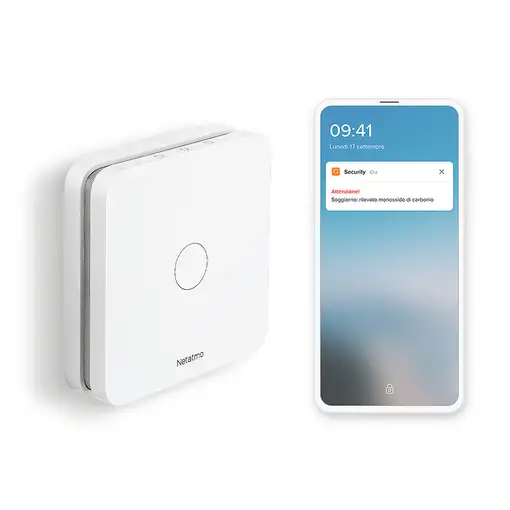 Netatmo NCO-IT Carbon Monoxide Detector detector de gas Monóxido de carbono (CO)