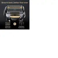 Braun Series 9 Pro+ 9565cc Wet & Dry Máquina de afeitar de láminas Recortadora Met