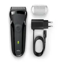 Braun Series 3 300s Máquina de afeitar de láminas Recortadora Negro