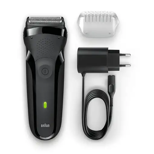 Braun Series 3 300s Máquina de afeitar de láminas Recortadora Negro