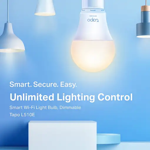 TP-Link Tapo L510E(2-PACK) iluminación inteligente Bombilla inteligente Wi-Fi