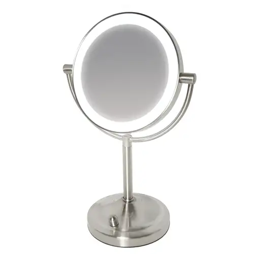 HoMedics MIR-8150-EU espejo para maquillaje Independiente Alrededor Acero inoxidab