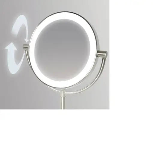 HoMedics MIR-8150-EU espejo para maquillaje Independiente Alrededor Acero inoxidab