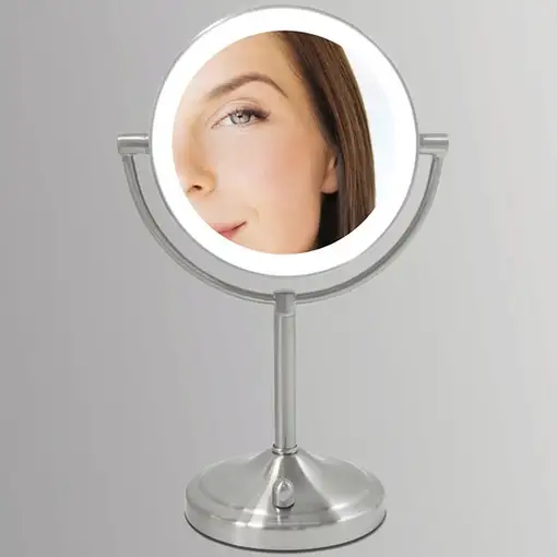 HoMedics MIR-8150-EU espejo para maquillaje Independiente Alrededor Acero inoxidab