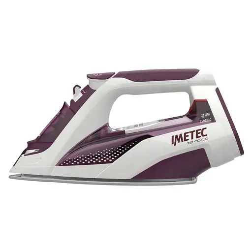 Imetec ZeroCalc Z3 3900 Plancha vapor-seco Suela de cerámica 2400 W Violeta, Blanc