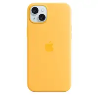 Apple Funda de silicona con MagSafe para el iPhone 15 Plus - Amarillo solar