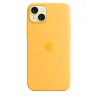 Apple Funda de silicona con MagSafe para el iPhone 15 Plus - Amarillo solar
