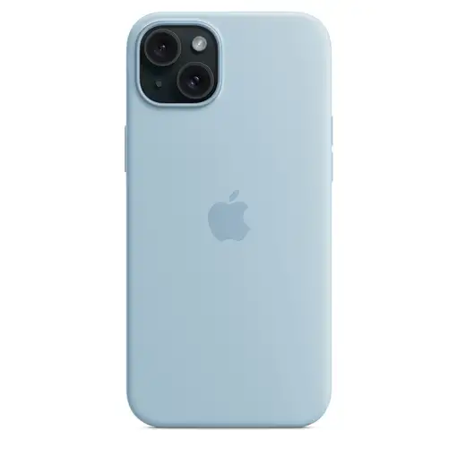 Apple Funda de silicona con MagSafe para el iPhone 15 Plus - Azul claro