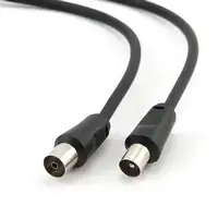 Gembird CCV-515 cable coaxial 1,8 m Negro