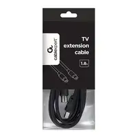 Gembird CCV-515 cable coaxial 1,8 m Negro
