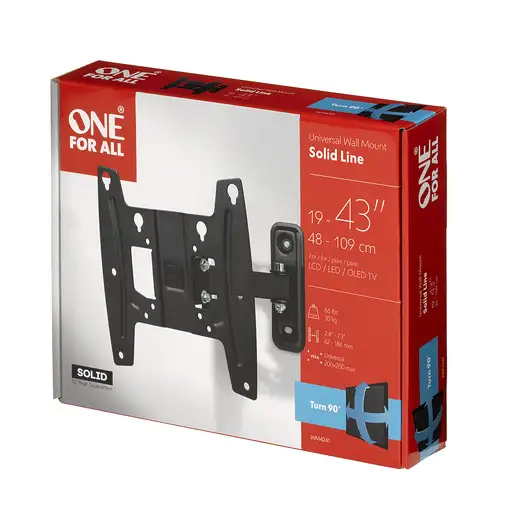 One For All SOLID 109,2 cm (43'') Negro
