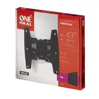 One For All WM 4211 soporte para TV 109,2 cm (43'') Negro