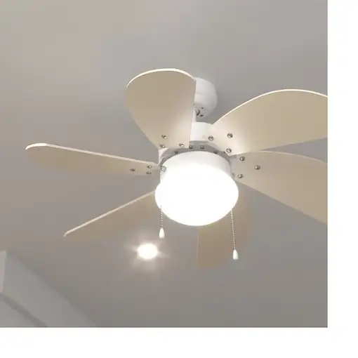 Cecotec 05963 ventilador Blanco, Amarillo