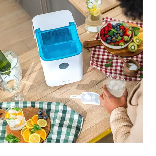Cecotec Chillin' Ice 1200 Go Máquina para hacer cubitos de hielo portátil 12 kg/24
