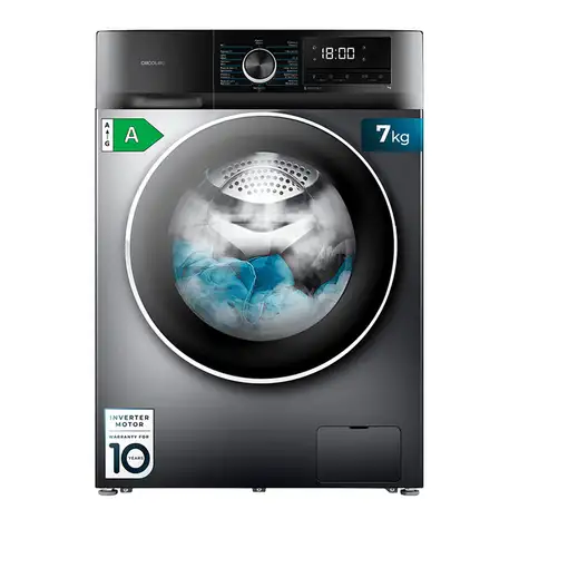 Cecotec Bolero Dresscode 7500 Inverter A lavadora Carga frontal 7 kg 1400 RPM Gris