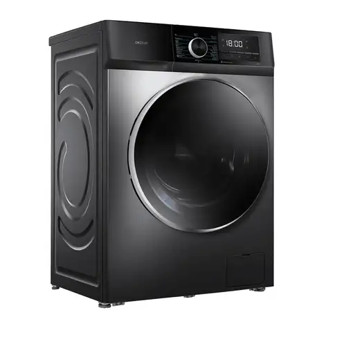 Cecotec 02471 lavadora Carga frontal 10 kg 1400 RPM Acero inoxidable