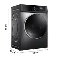 Cecotec 02471 lavadora Carga frontal 10 kg 1400 RPM Acero inoxidable