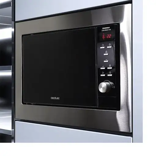 Cecotec 01389 microondas Negro, Acero Microondas con grill Integrado 23 L 900 W