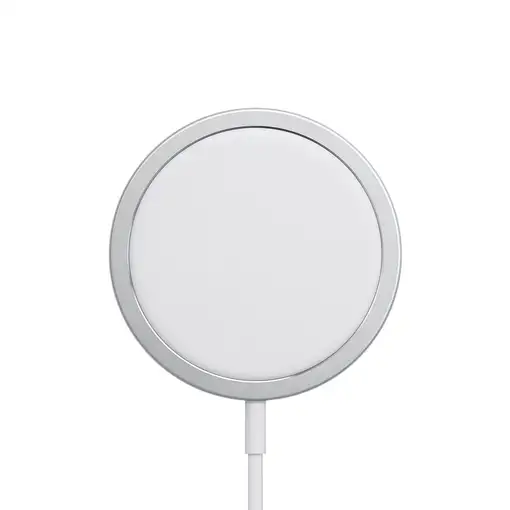Apple MagSafe Auriculares, Smartphone Plata, Blanco Cargador inalámbrico Interior