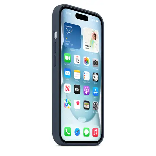 Apple MT0N3ZM/A funda para teléfono móvil 15,5 cm (6.1'') Marina