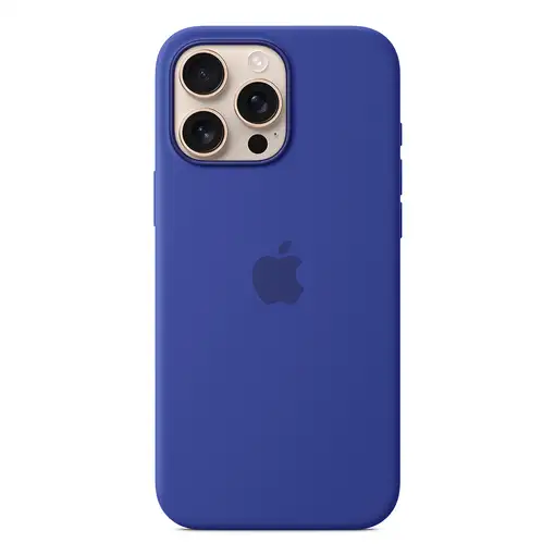 Apple Funda de silicona con MagSafe para el iPhone 16 Pro Max - Azul ultramar