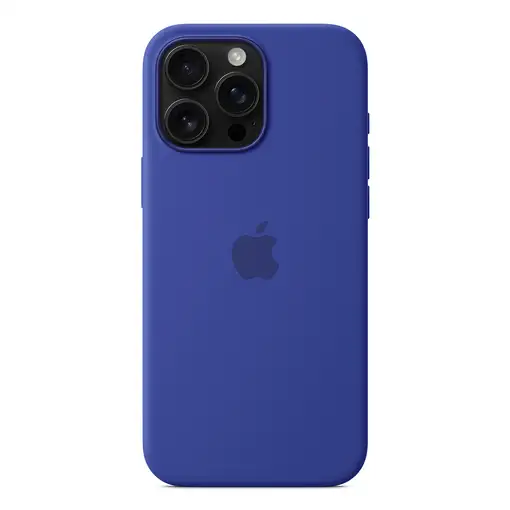Apple Funda de silicona con MagSafe para el iPhone 16 Pro Max - Azul ultramar