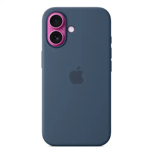 Apple Funda de silicona con MagSafe para el iPhone 16 - Azul denim