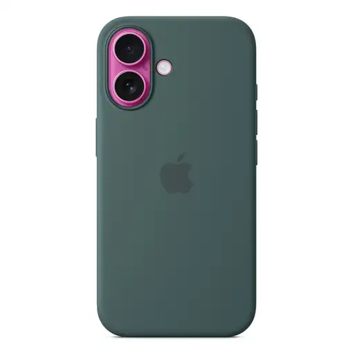 Apple Funda de silicona con MagSafe para el iPhone 16 - Verde lago