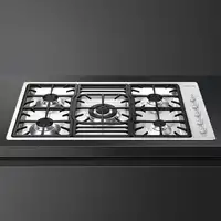 Smeg Classic PGF95-4 hobs Acero inoxidable Integrado 87 cm Encimera de gas 5 zona(