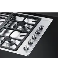 Smeg Classic PGF95-4 hobs Acero inoxidable Integrado 87 cm Encimera de gas 5 zona(