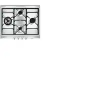 Smeg Cucina SR264XGH2 hobs Negro, Plata Integrado 60 cm Encimera de gas 4 zona(s)